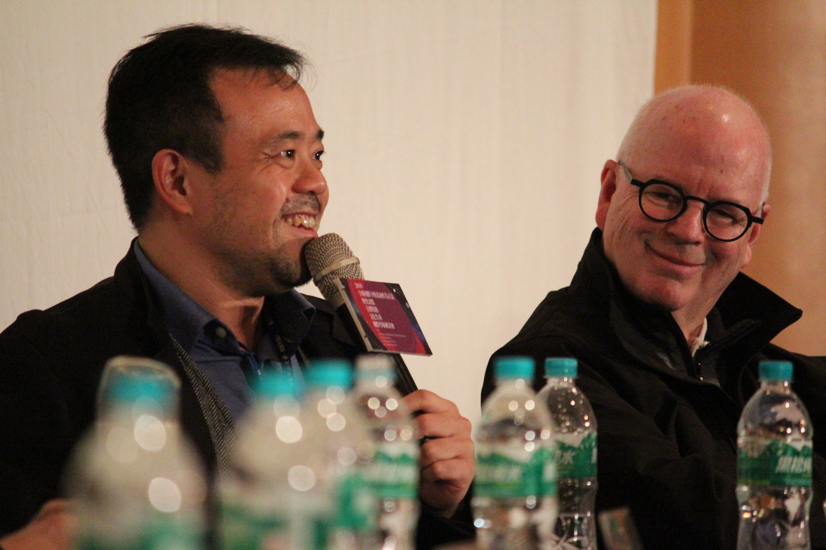 Final remarks by Assistant Professor Walter Hsu (on the left) and Professor Tim Murray (on the right)