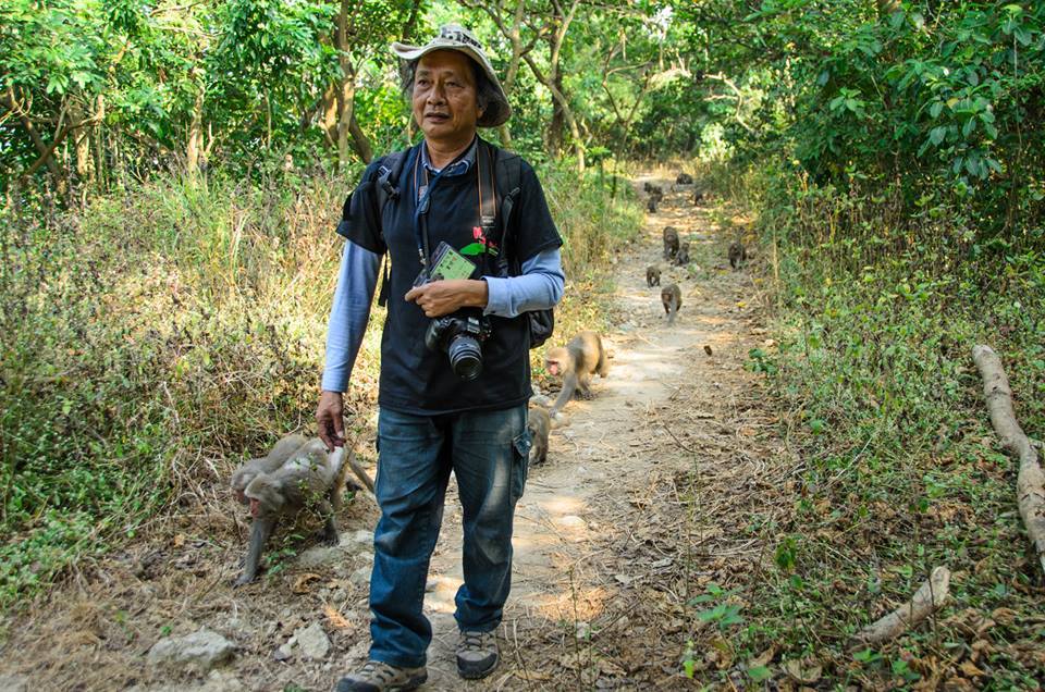 台灣獼猴吱吱黨專業跟拍攝影師--胡雲鵬先生(台灣獼猴吱吱黨 提供)圖片