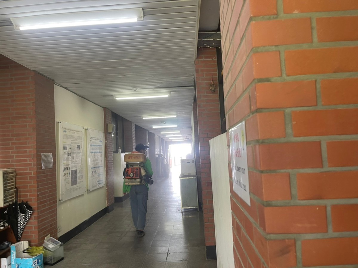 Campus disinfected twice in MayImage