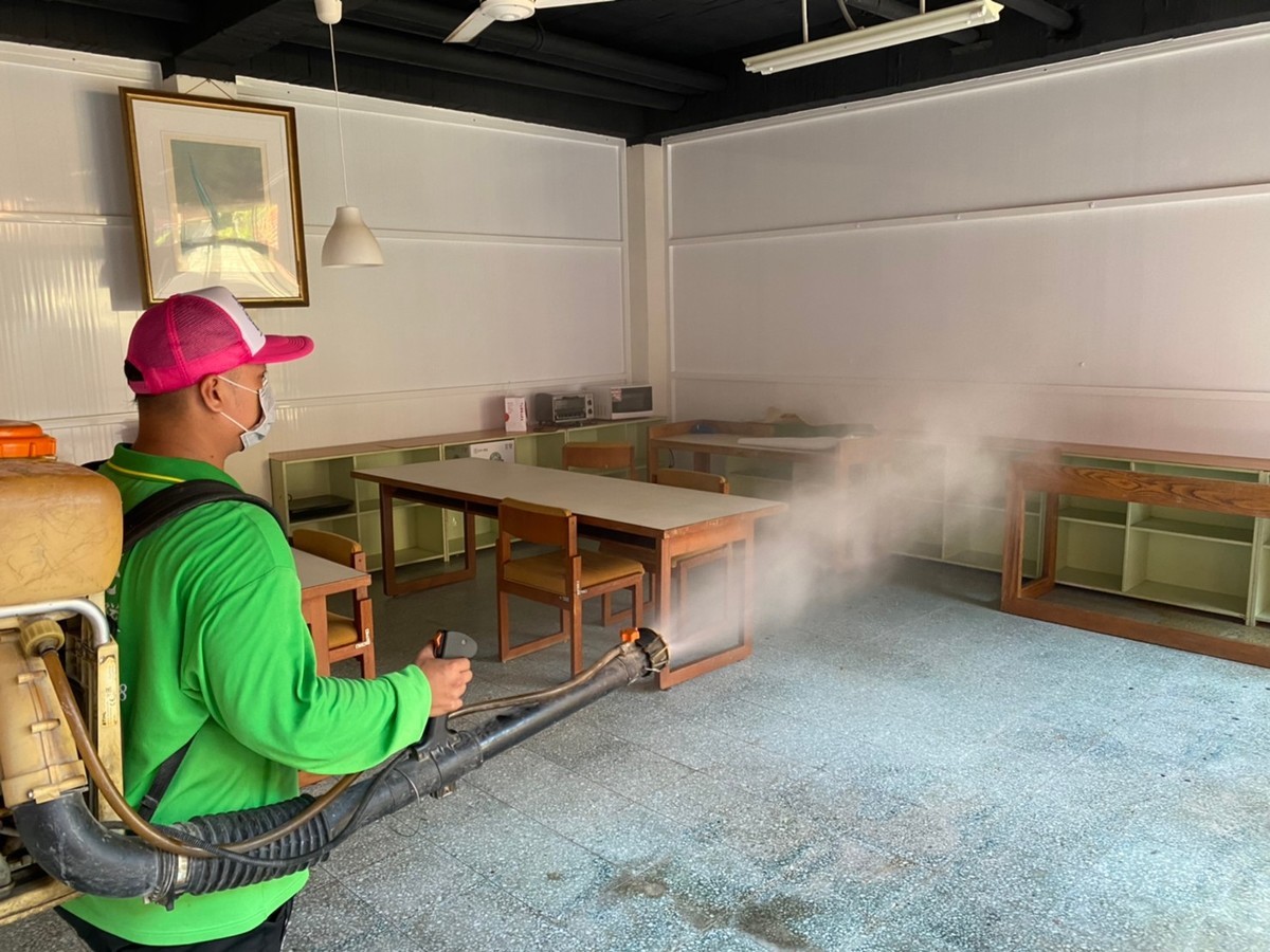 Campus disinfected twice in MayImage