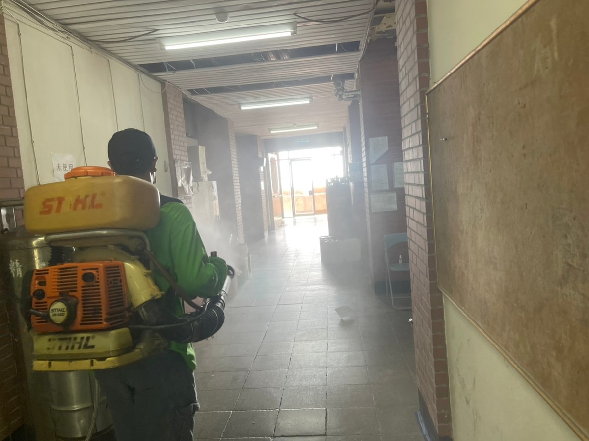 Campus disinfected twice in May