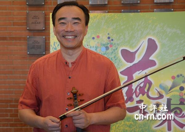 林昭亮親和力十足。（記者　黃柏凱攝）圖片