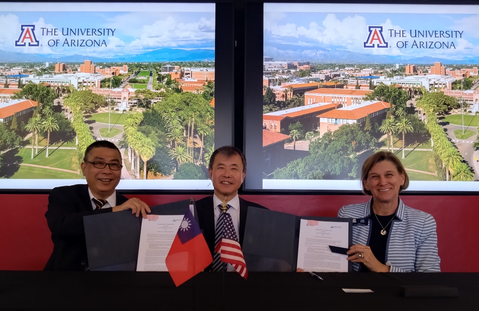 NSYSU signed an MOU with The University of Arizona