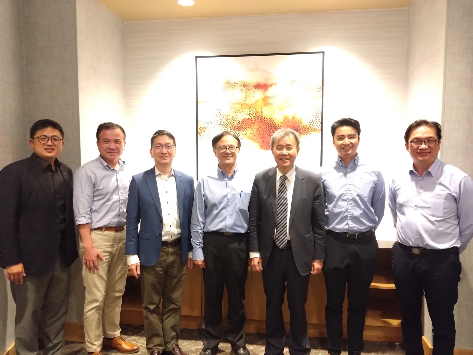 Group photo of NSYSU and Chang Chun Group