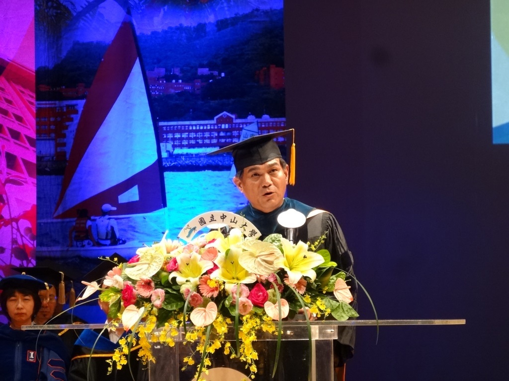 楊弘敦校長致詞圖片