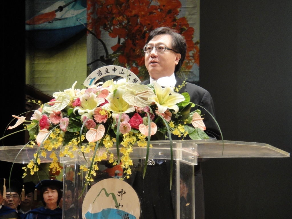 校友總會鄭再興理事長致詞圖片