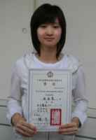 2009聽奧桌球國手，應數系陳曉慧圖片
