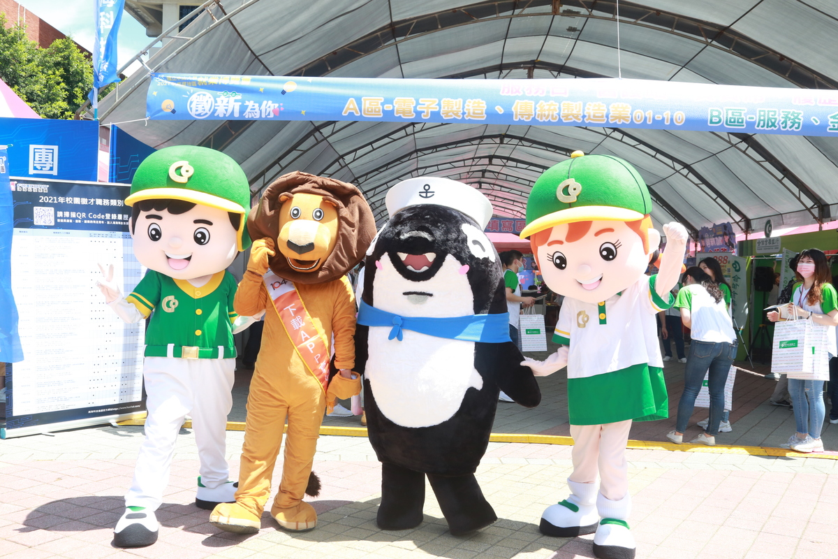 Mascots of the University Fair.