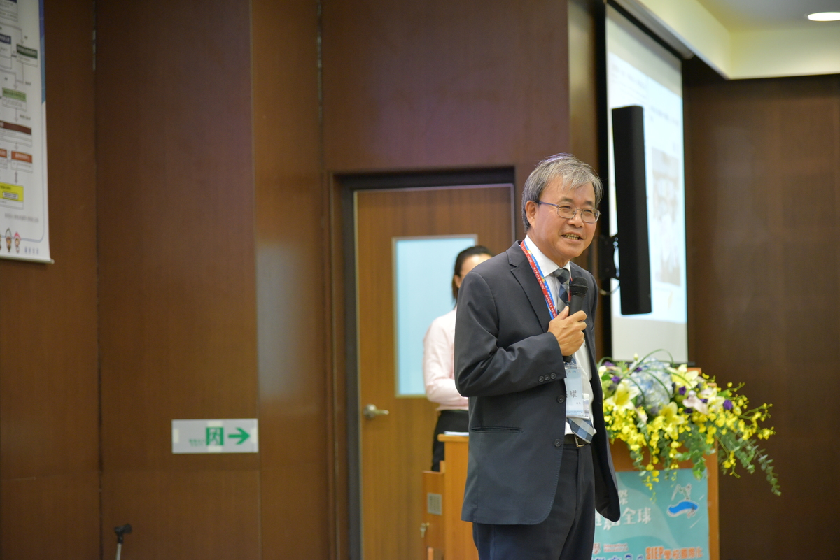 NSYSU President Ying-Yao Cheng gave a speech.