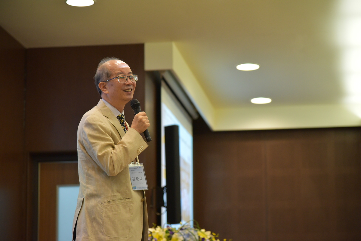 Deputy Executive Secretary of the MOE Primary and Secondary Education Internationalization Office Ching-Tsai Wong gave a speech.
