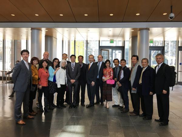 Kaohsiung-Seattle Sister City Association Members at Seattle City HallImage
