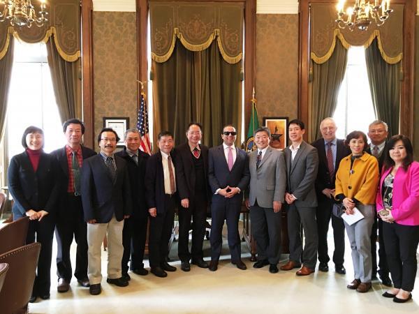 Group Photo with Washington State’s Lieutenant Governor and SenatesImage