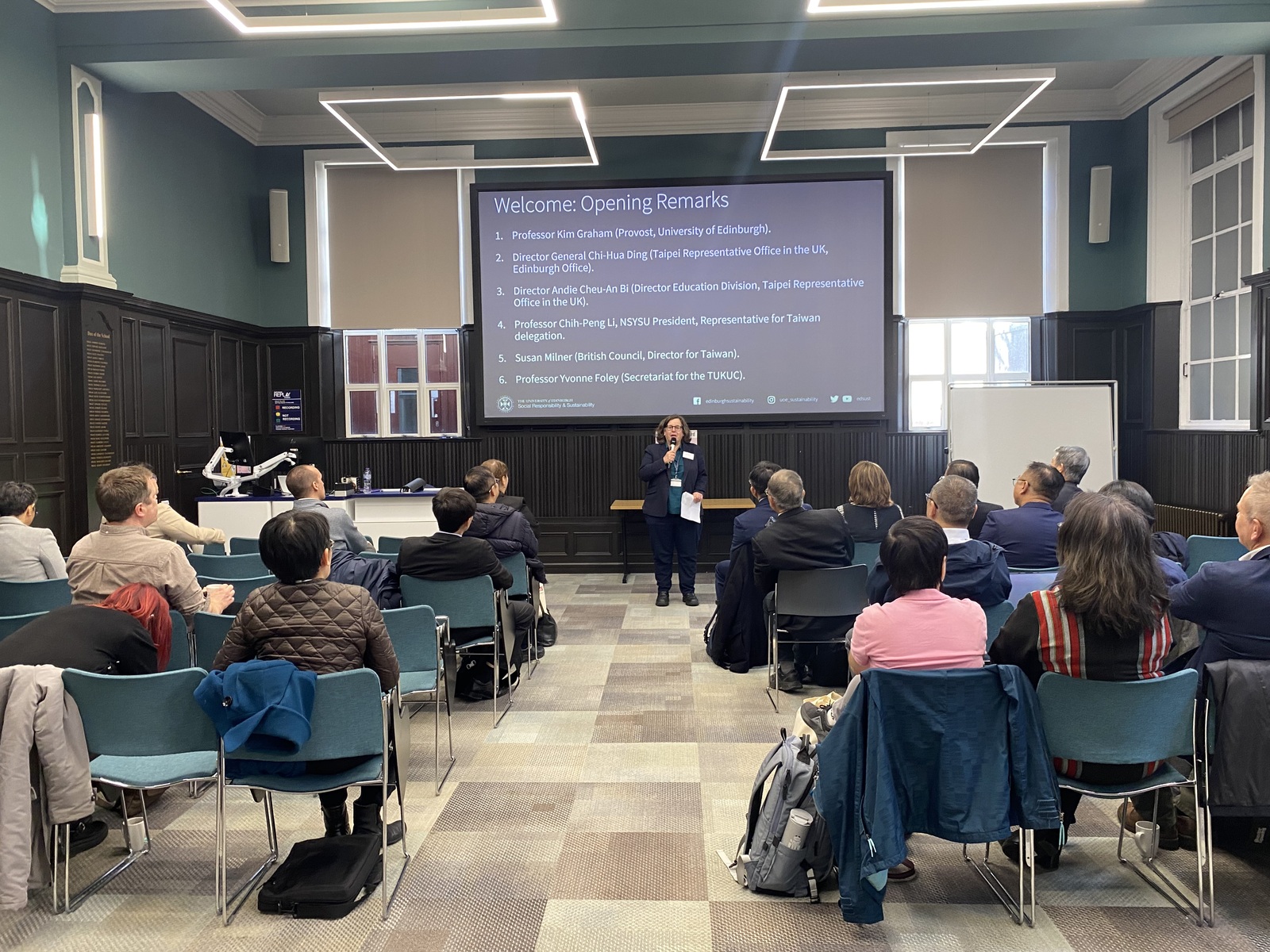 Remarks by Professor Kim Graham, Provost, University of EdinburghImage