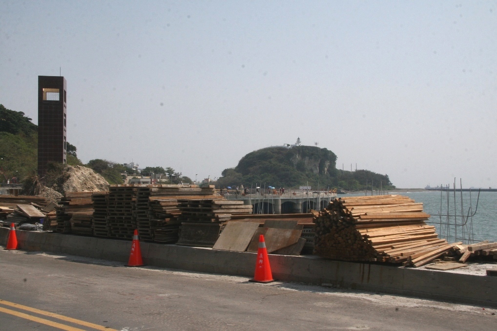 蓮海路大門道路封閉圖片