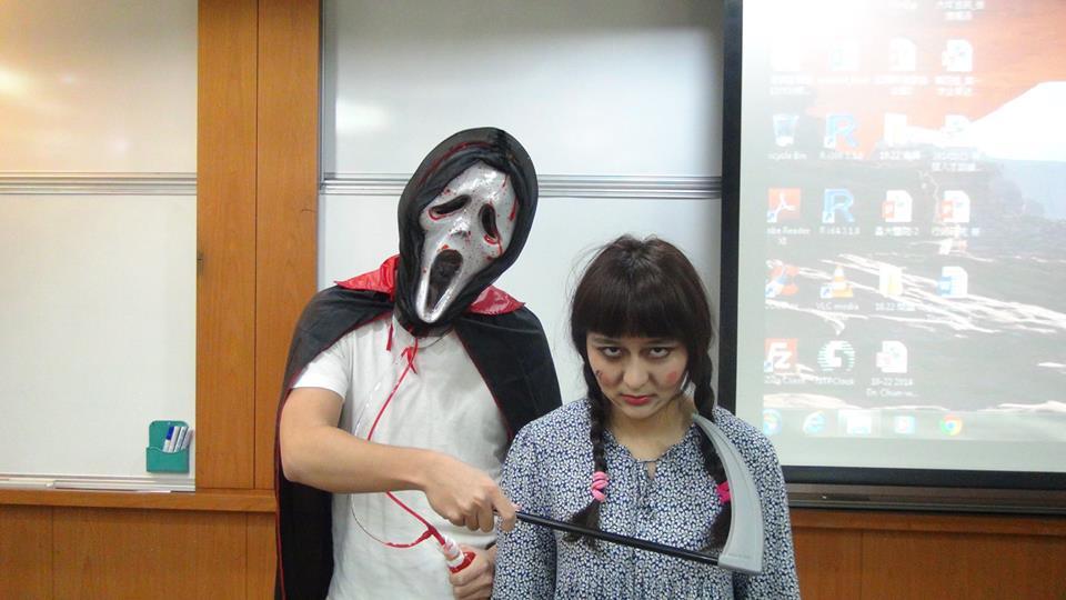一起來搞怪！中山人管所課堂上演萬聖變裝賽圖片
