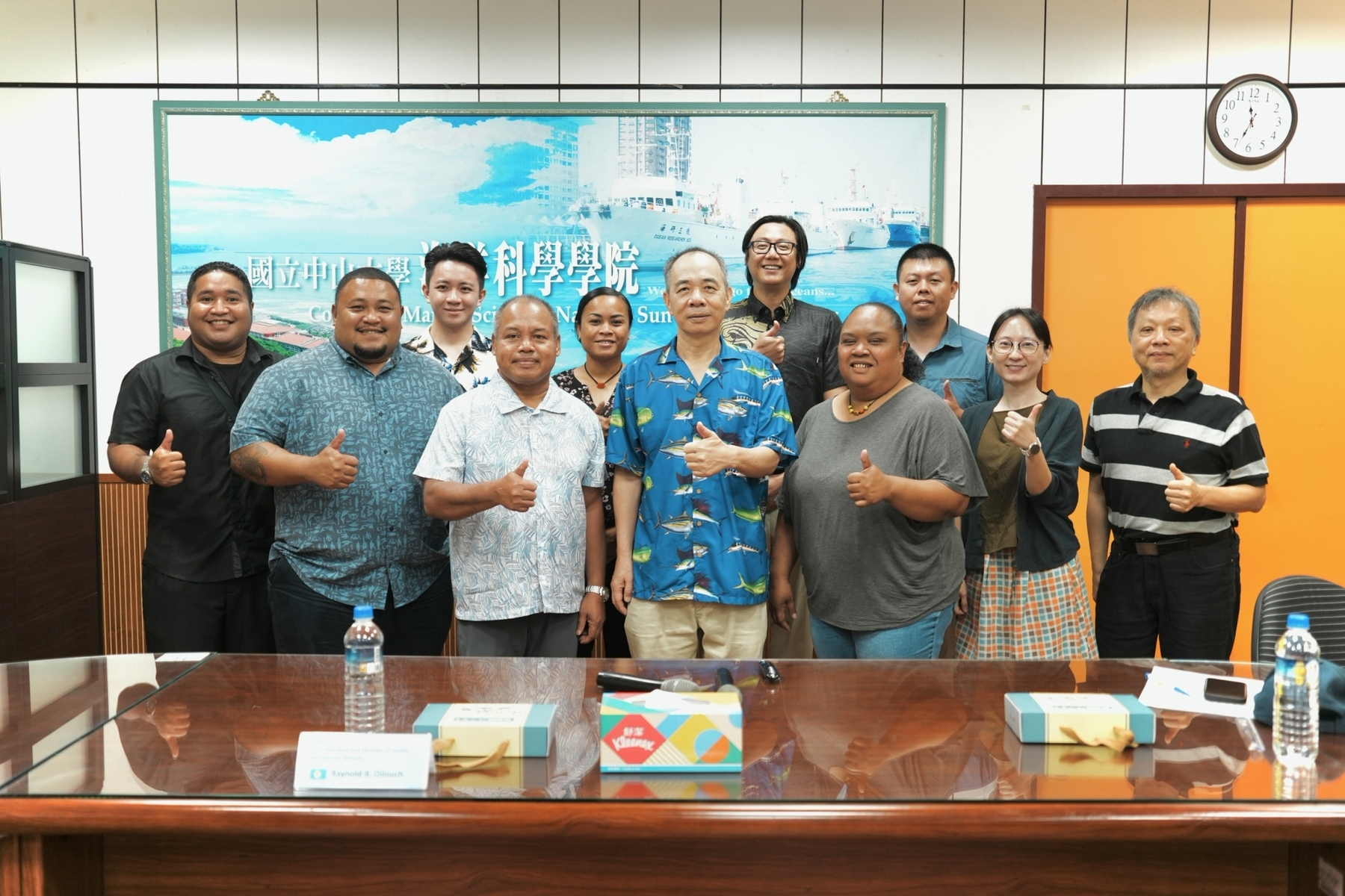 The research team led by Professor Chin-Chang Hung of the Department of Oceanography at NSYSU plans to establish a coastal blue carbon demonstration monitoring zone in Ngardmau State, Palau.Image