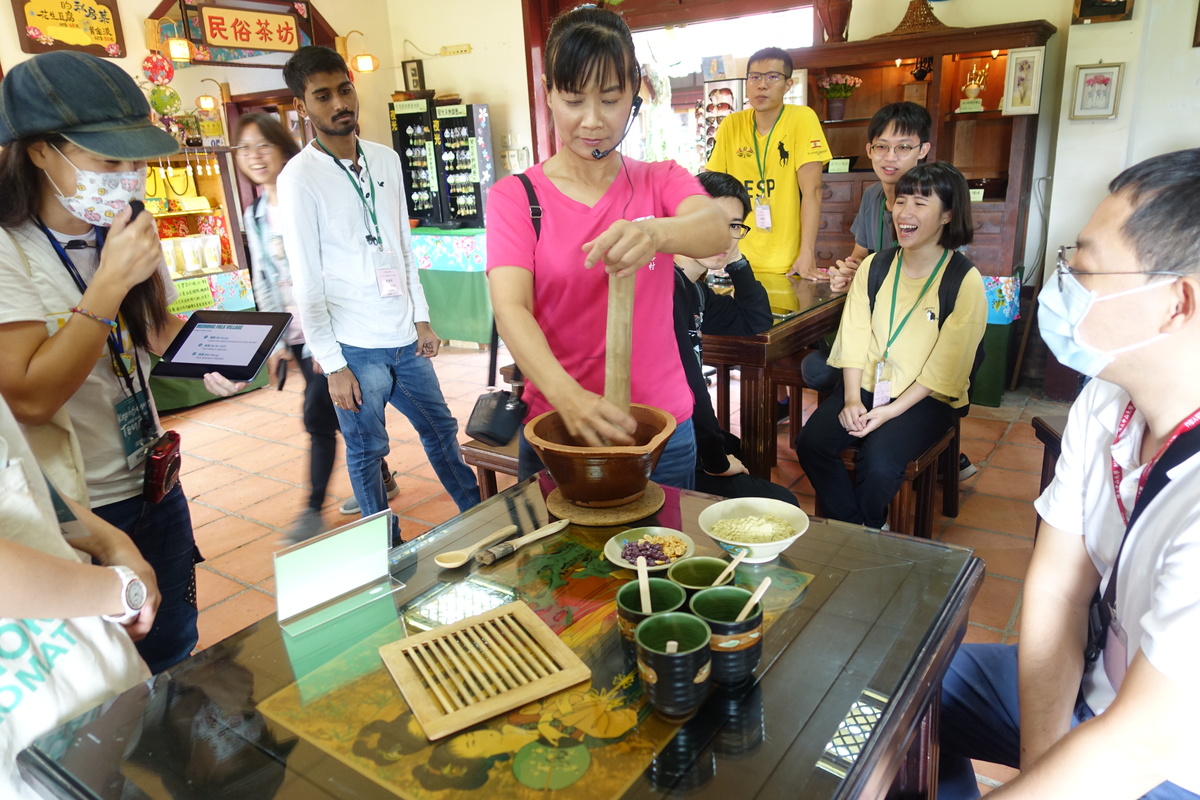 Seeds, grain, and nuts were ground manually in a clay pot with a wooden stick from the guava tree.