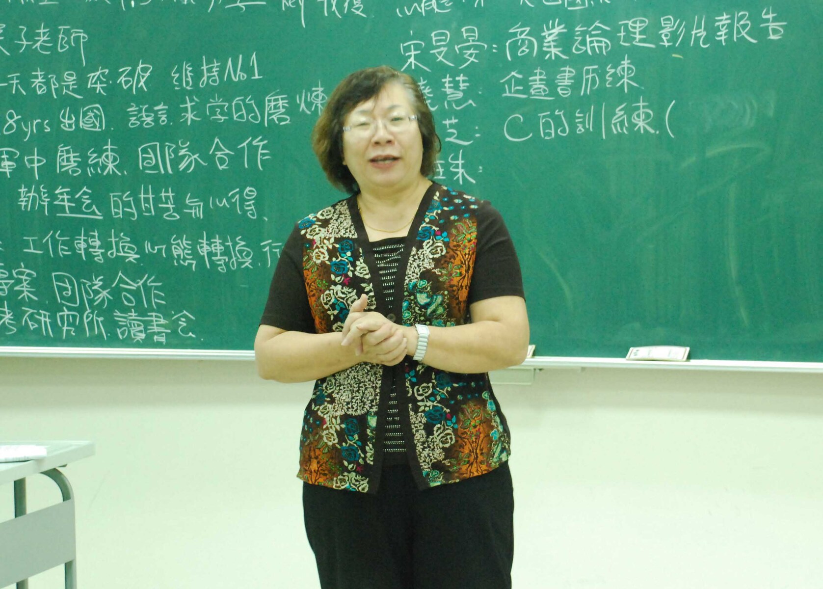 通識中心自然應用組組長黃台珠老師精采分享圖片