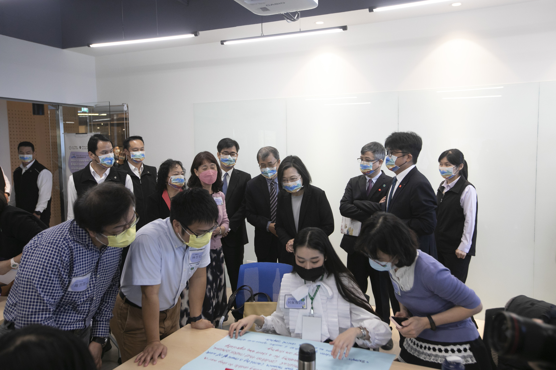 President Tsai Ing-wen visits NSYSU bilingual campus