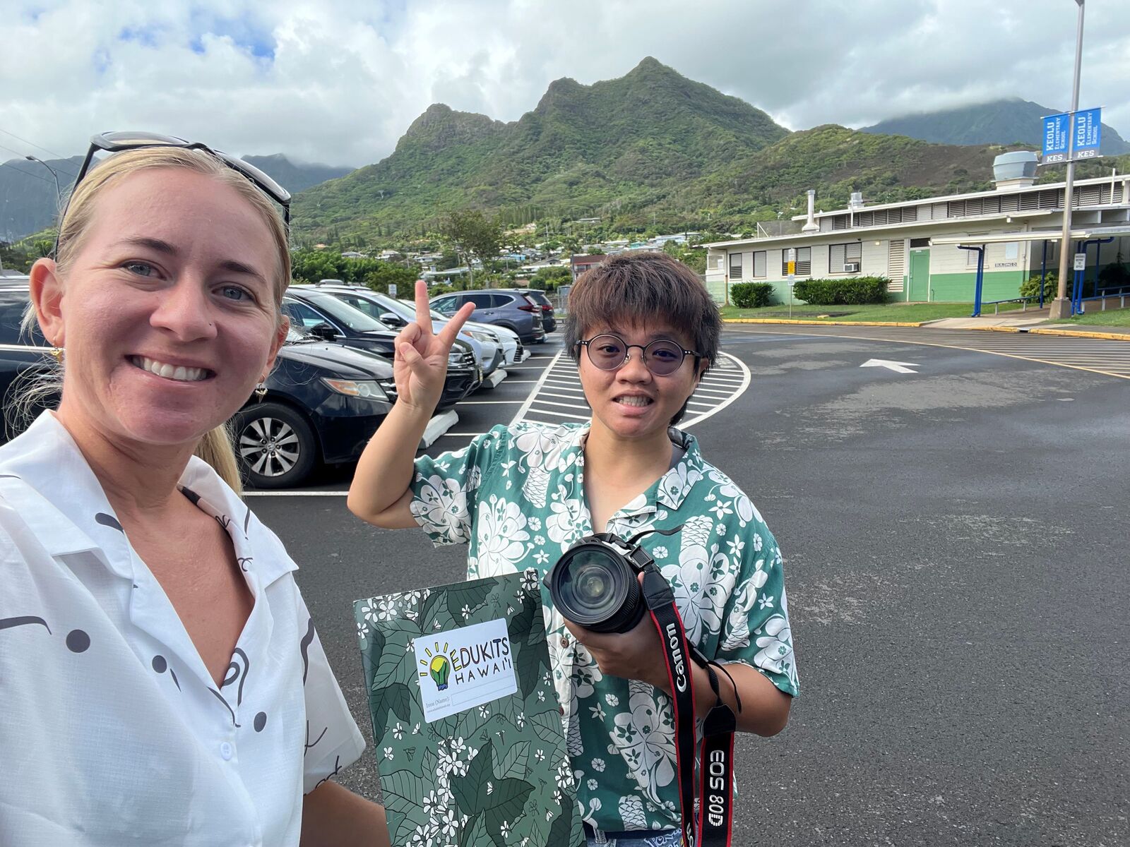 Jhu-Chun Yang, who has extensive experience executing environmental projects and promoting environmental education in Taiwan, engaged in international exchanges and shared her expertise with primary, middle, and high school teachers in Hawaii. She provided teachers with suggestions and assistance in curriculum design, aiming to work with Hawaii's education community to develop diversified marine activities and further promote the practice of environmental education in the future.
