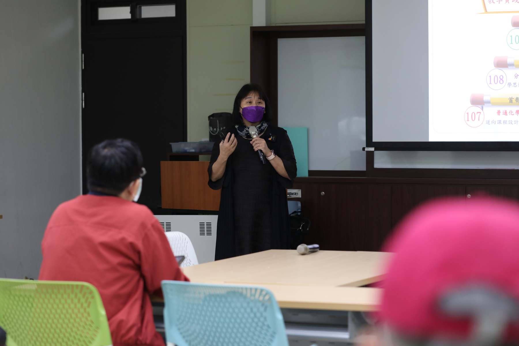 Teachers discuss project writing skills for teaching practice research in workshopImage