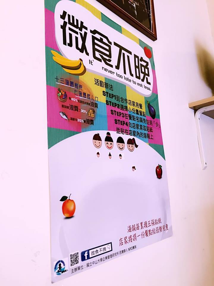 微食不晚 我點小碗 中山大學生少吃捐愛心圖片