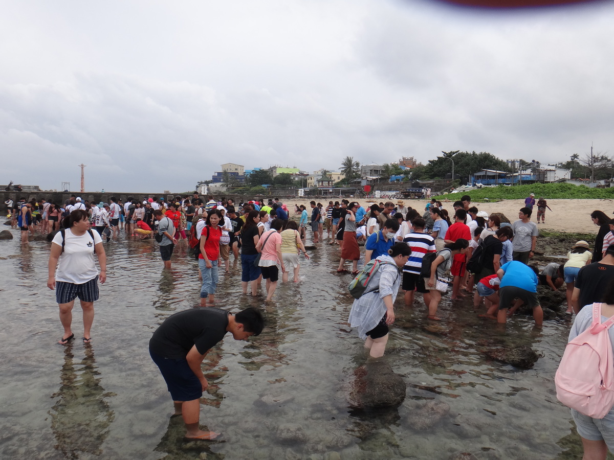 Little Liuchiu, a small island off the south-west coast of Taiwan Island, is abundant in marine resources and has a rich ecology, thus it has become a popular tourist destination; this caused a severe damage to its natural environment.Image