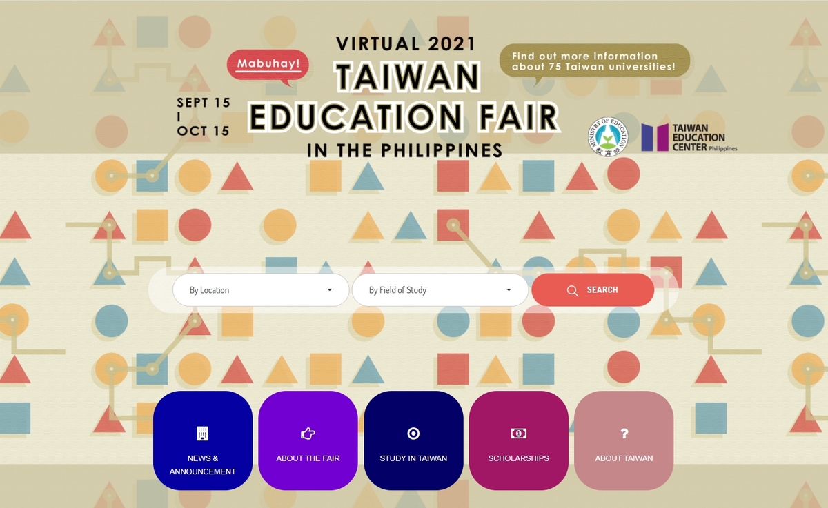 Interactive interface of the Fair website