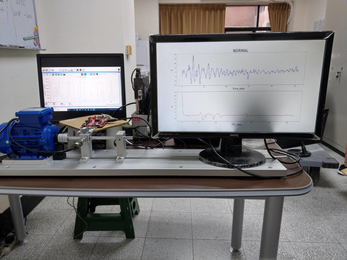 The result detected by the diagnostic platform is exported to the software for data conversion. / photo provided by Assistant Professor Kun-Chih Chen