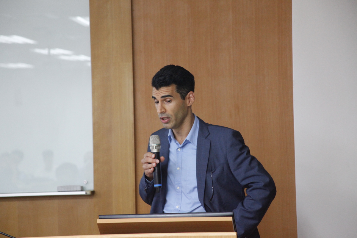 Assistant Professor Jean-Yves Heurtebise of the Department of French Language and Culture at Fu Jen Catholic University