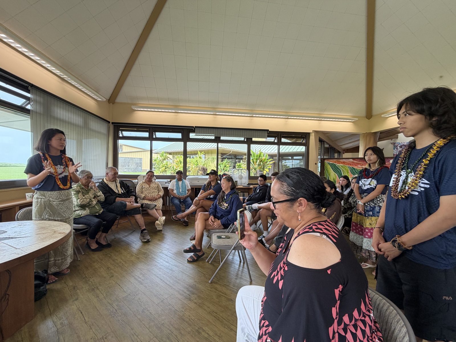 Professor Shein shares the development of ocean wayfinding programs in collaboration with schools, local communities, and museums.Image