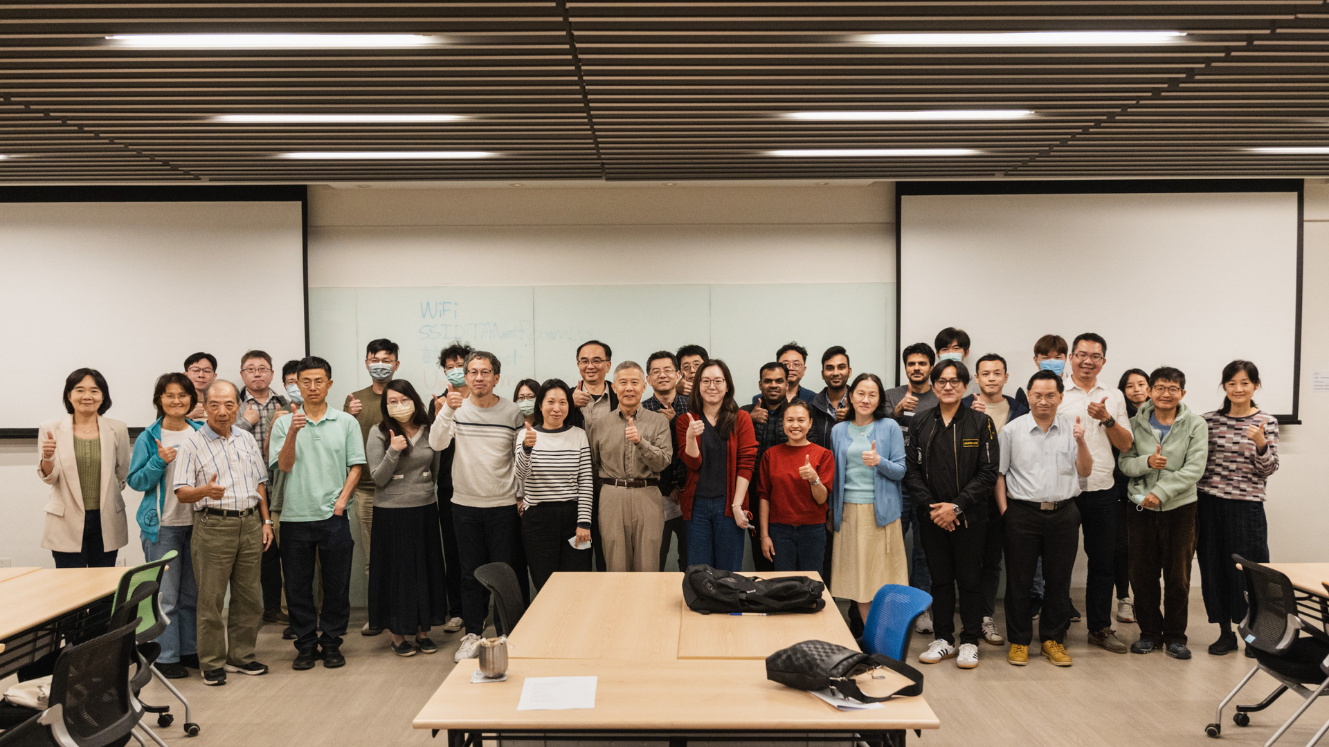 Group photo of participants in the EMI Professional Development Program.Image