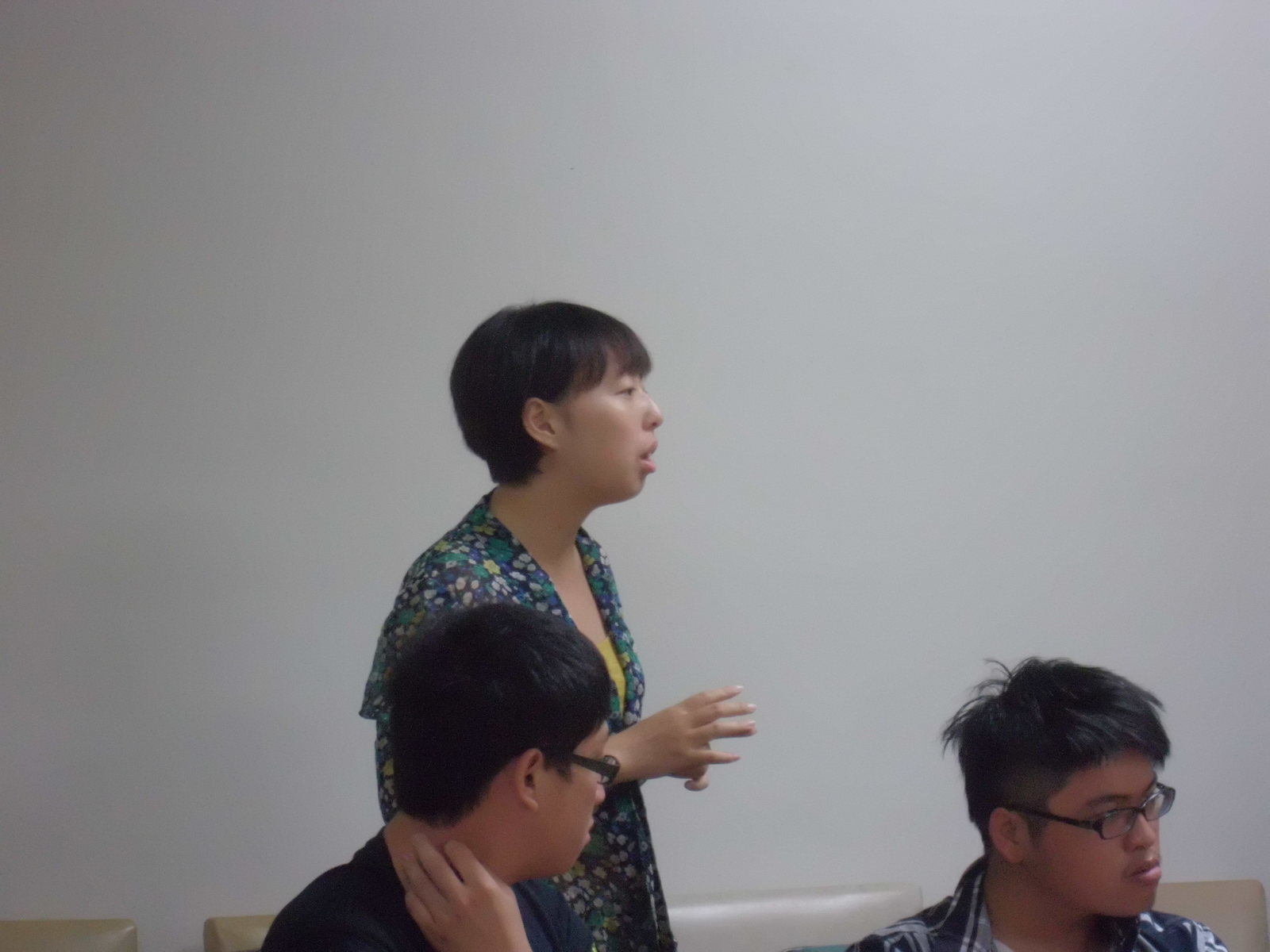 現場學生提問圖片