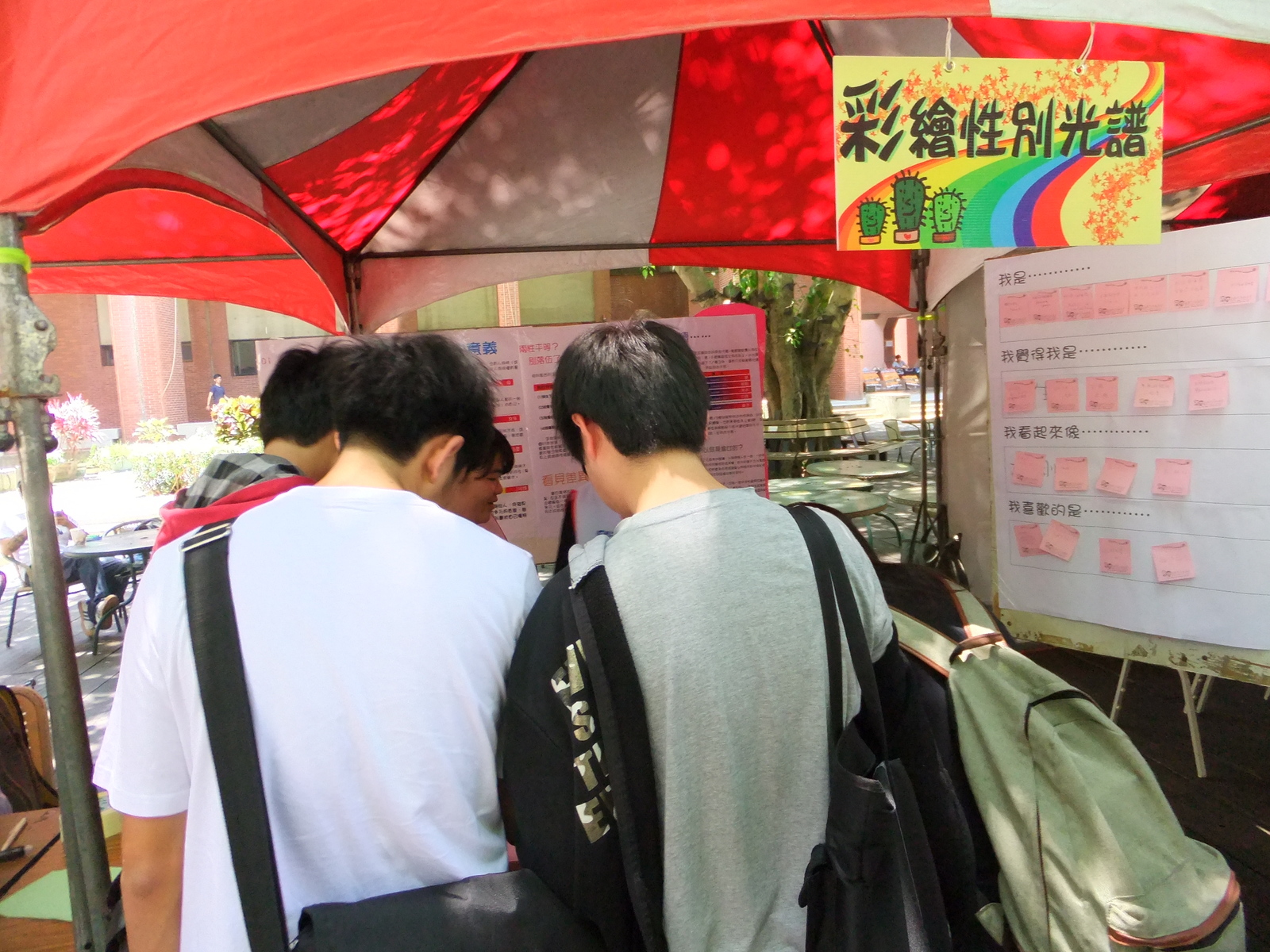 攤位介紹性別光譜圖片