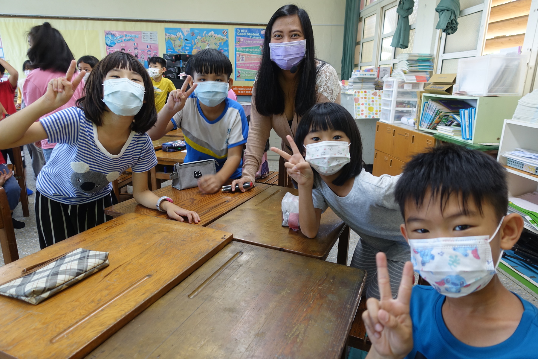 NSYSU international students to create English language environment in elementary and middle schoolsImage