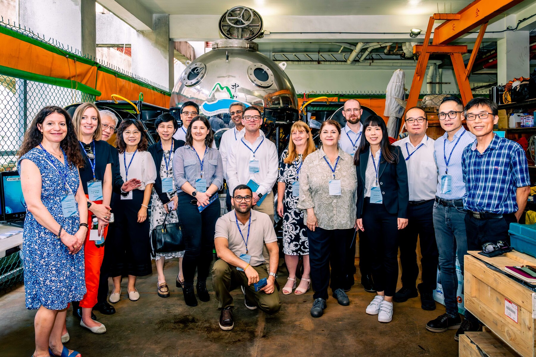 Net Zero group visits Underwater Vehicle R&D Center