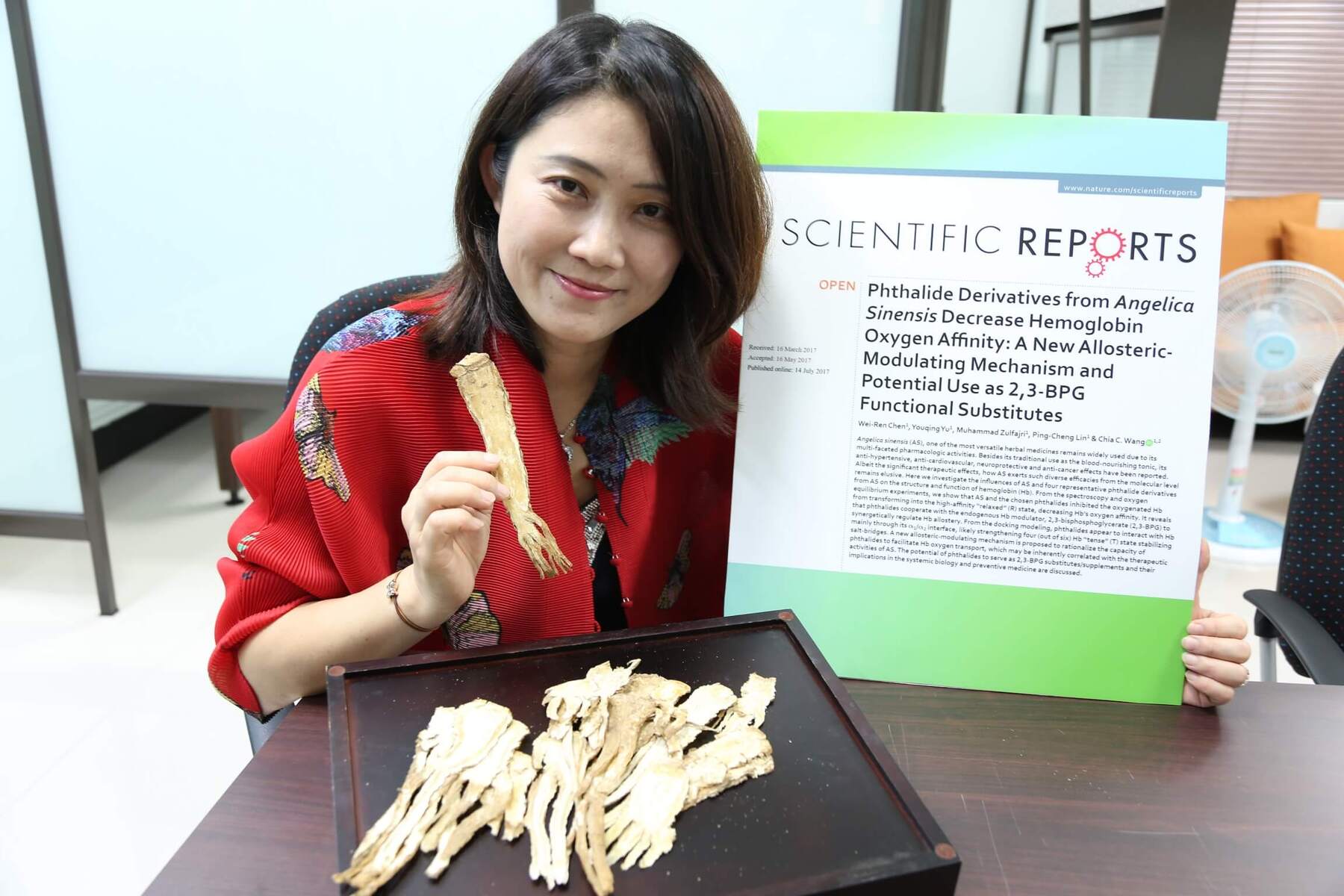 Angelica Sinensis Sheds New Lights to Serve as Preventive Medicine for PM2.5-induced Morbidities: NSYSU Research Gains International RecognitionImage