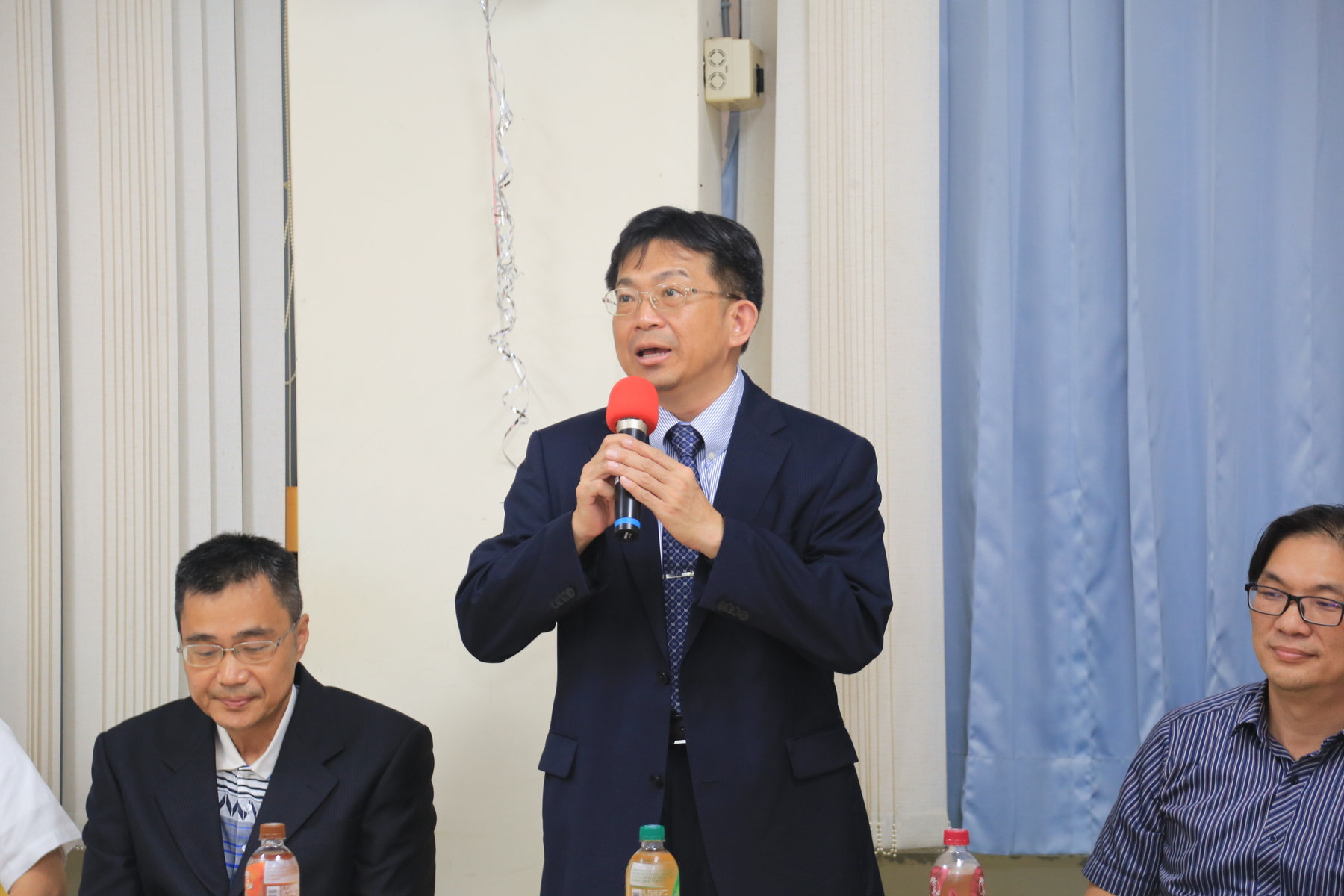 NSYSU President Chih-Peng Li delivered a remark