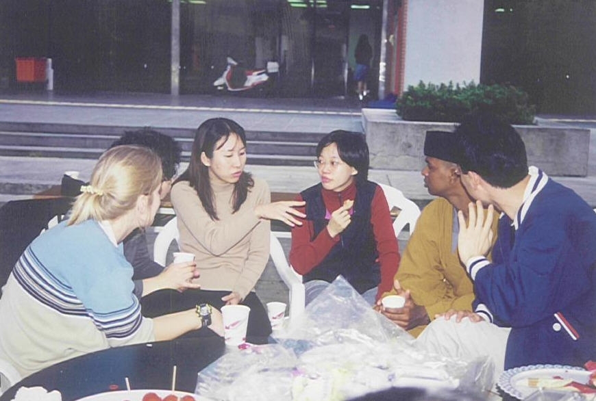 華語中心有來自全球各地的人士前來學習中文.圖片