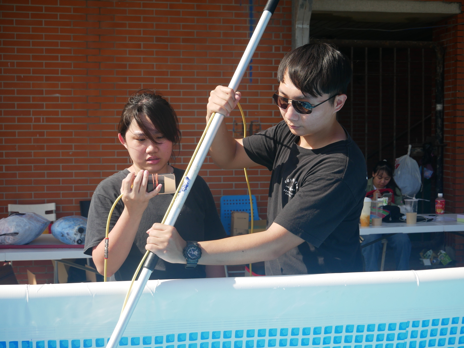 Students show off their creativity during competition for biomimetic underwater fish modelsImage