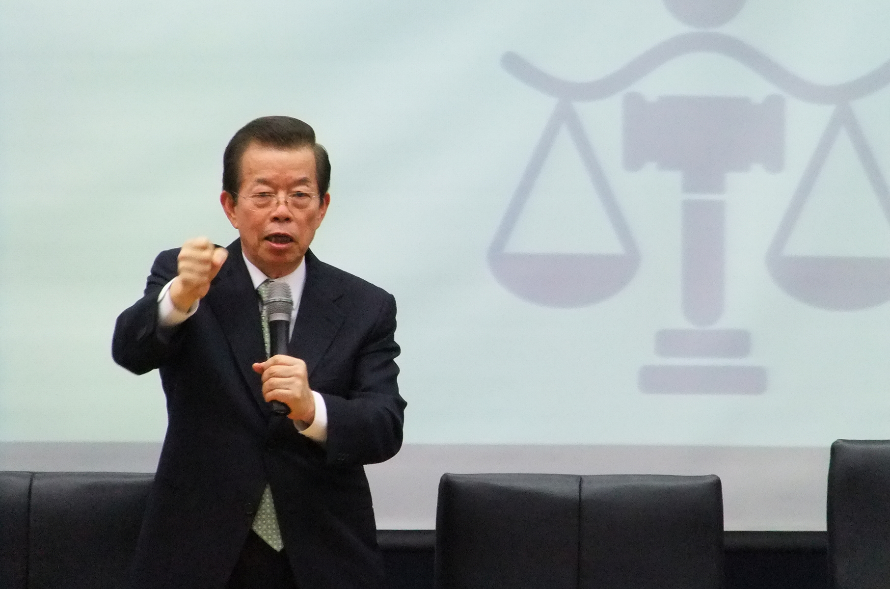 謝長廷前院長演講圖片