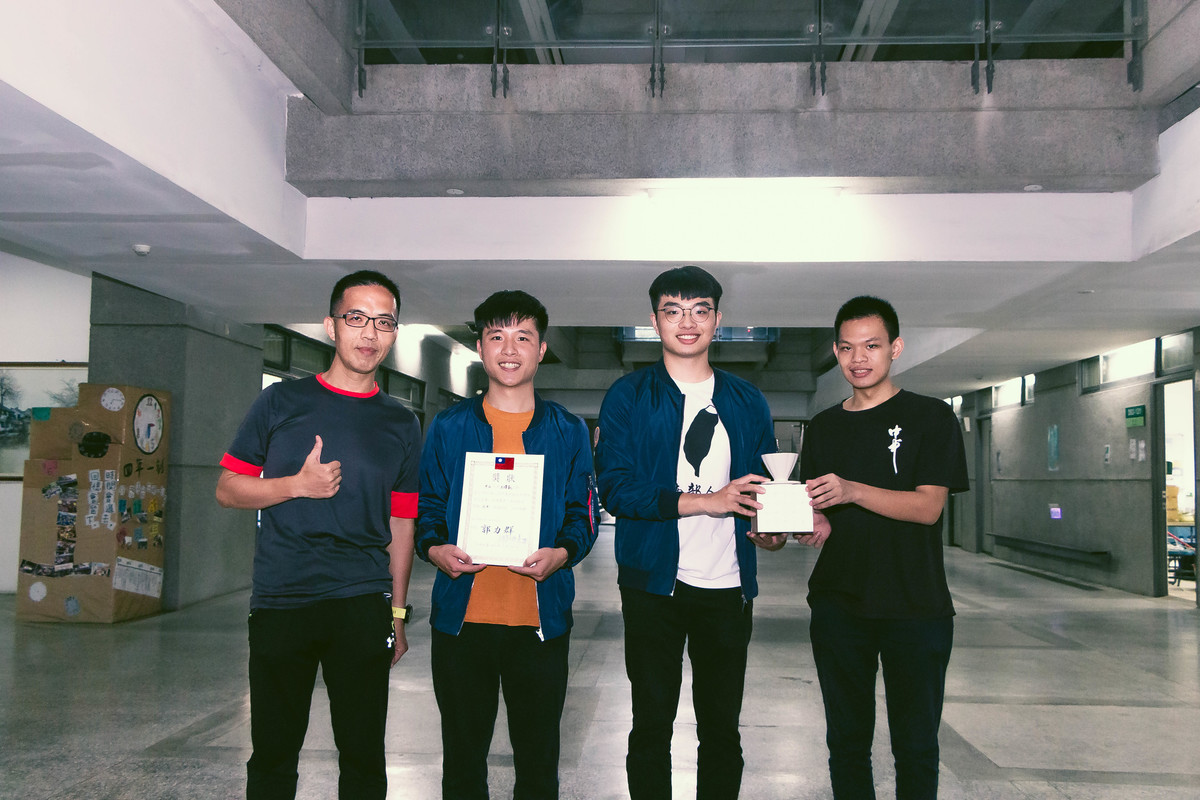 The NSYSU team won the 3rd Central and Southern Taiwan Barista Competition organized by National Chiayi University (NCYU) Coffee Club. / Photo by NCYU Coffee Club