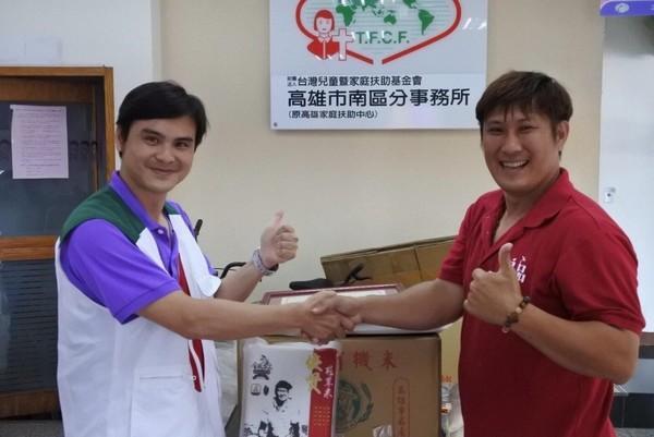 "RiPing Organic Rice" (日品有機米) donates rice to the Southern Taiwan Fund for Children and FamiliesImage