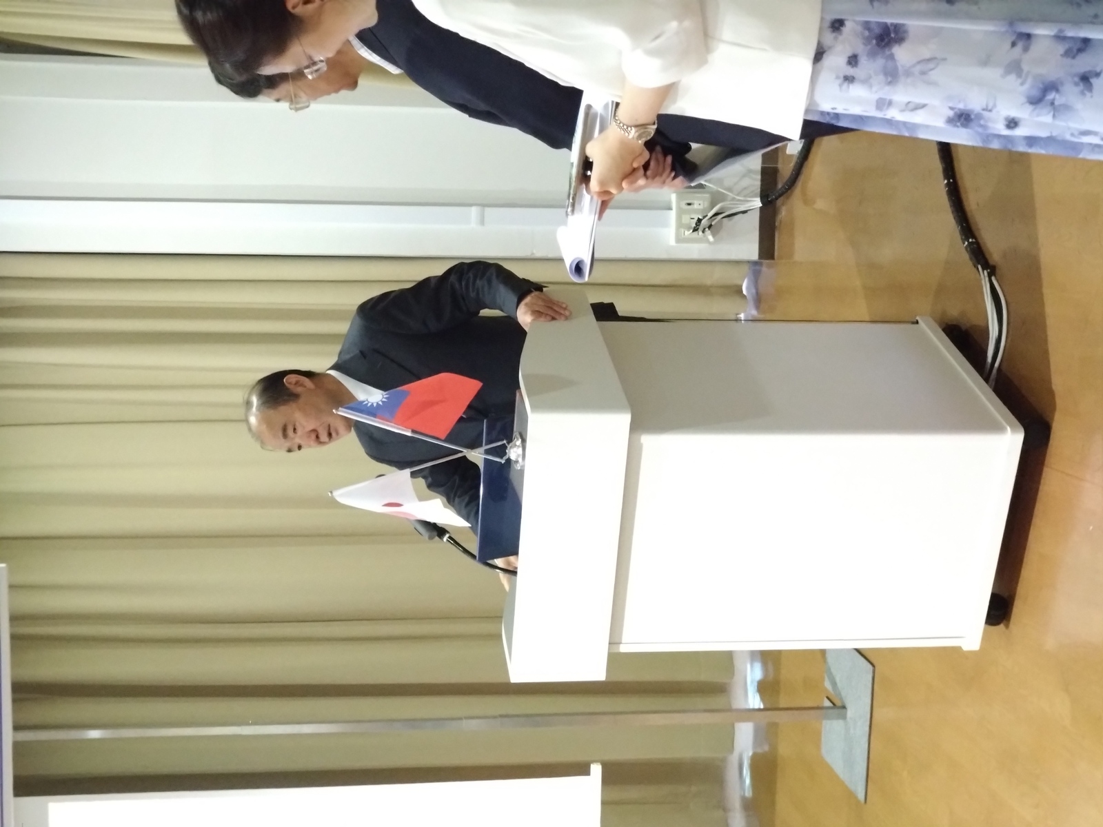 Mr. Ming-Chun Chen, Director-General of the Taipei Economic and Cultural Office in Fukuoka.Image