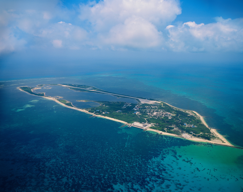 東沙島空拍圖片
