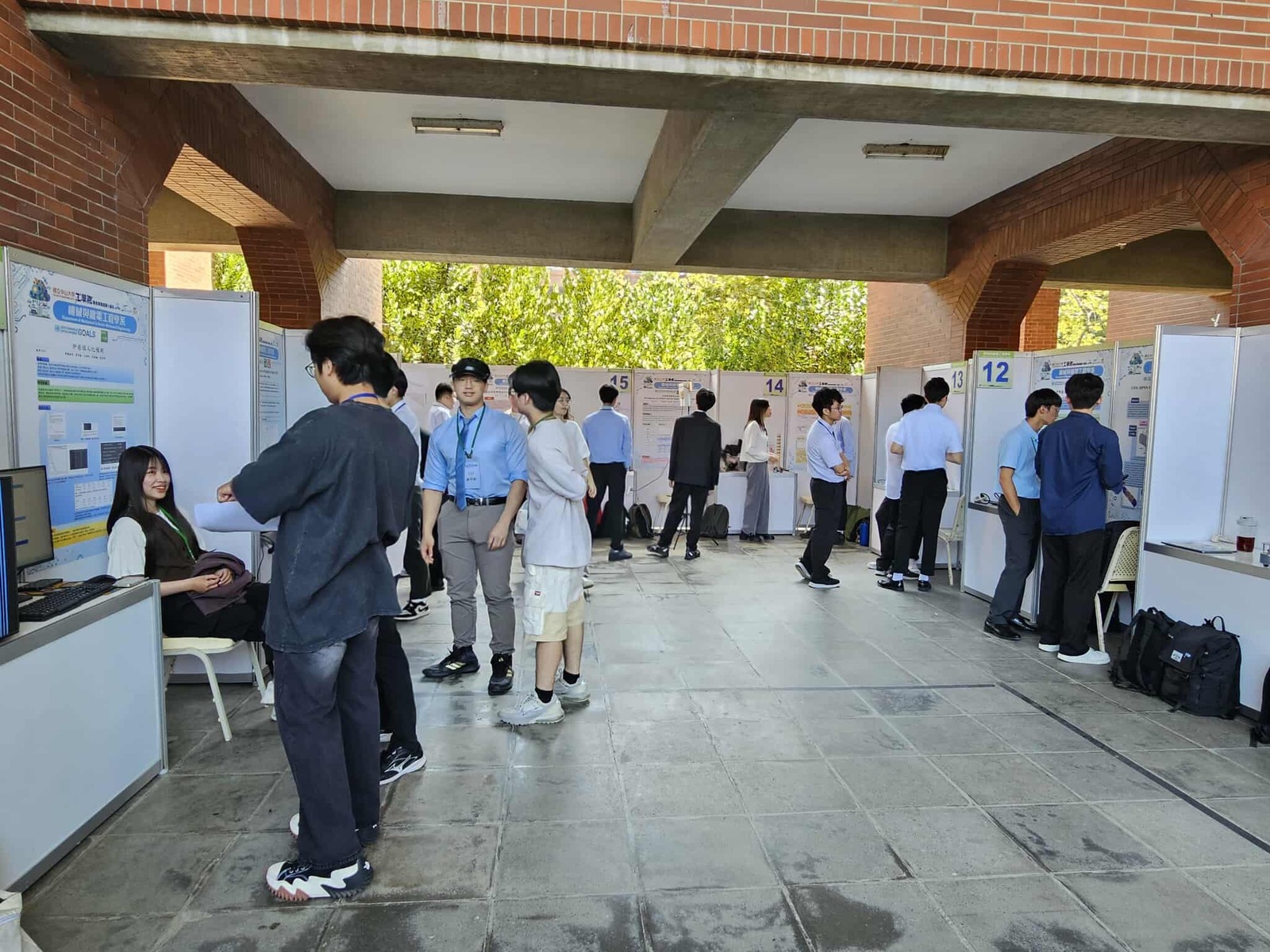 On-site view of the project exhibition.Image