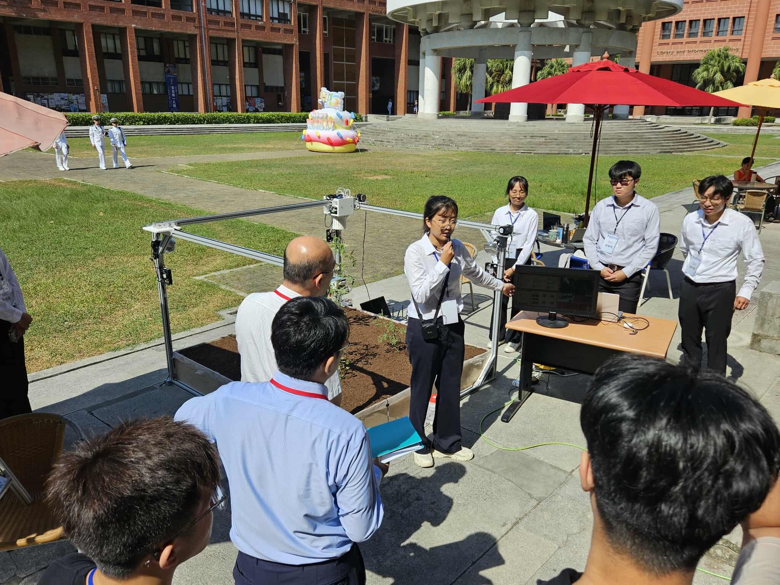 Project titled An Intelligent Cherry Tomato Growth Monitoring Diseases Detecting and Harvesting System by Hao-Jou Chang and teammates, Department of Mechanical and Electro-Mechanical Engineering, NSYSU.Image