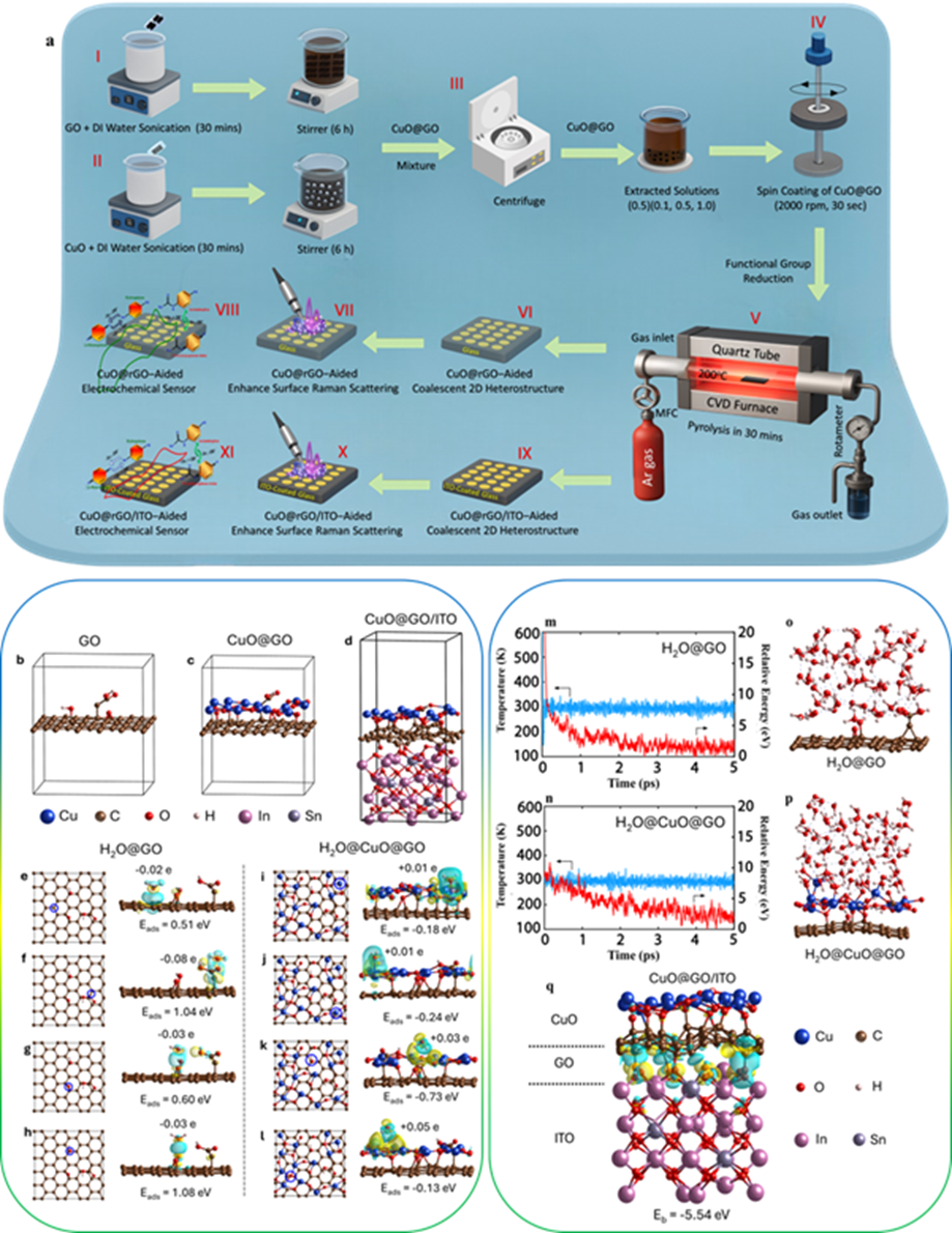 Experimental and computational study of advanced coalescent 2D heterostructure.Image