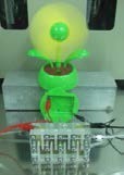Sixteen cell 平板式陣列模組化微型燃料電池組(stack)圖片
