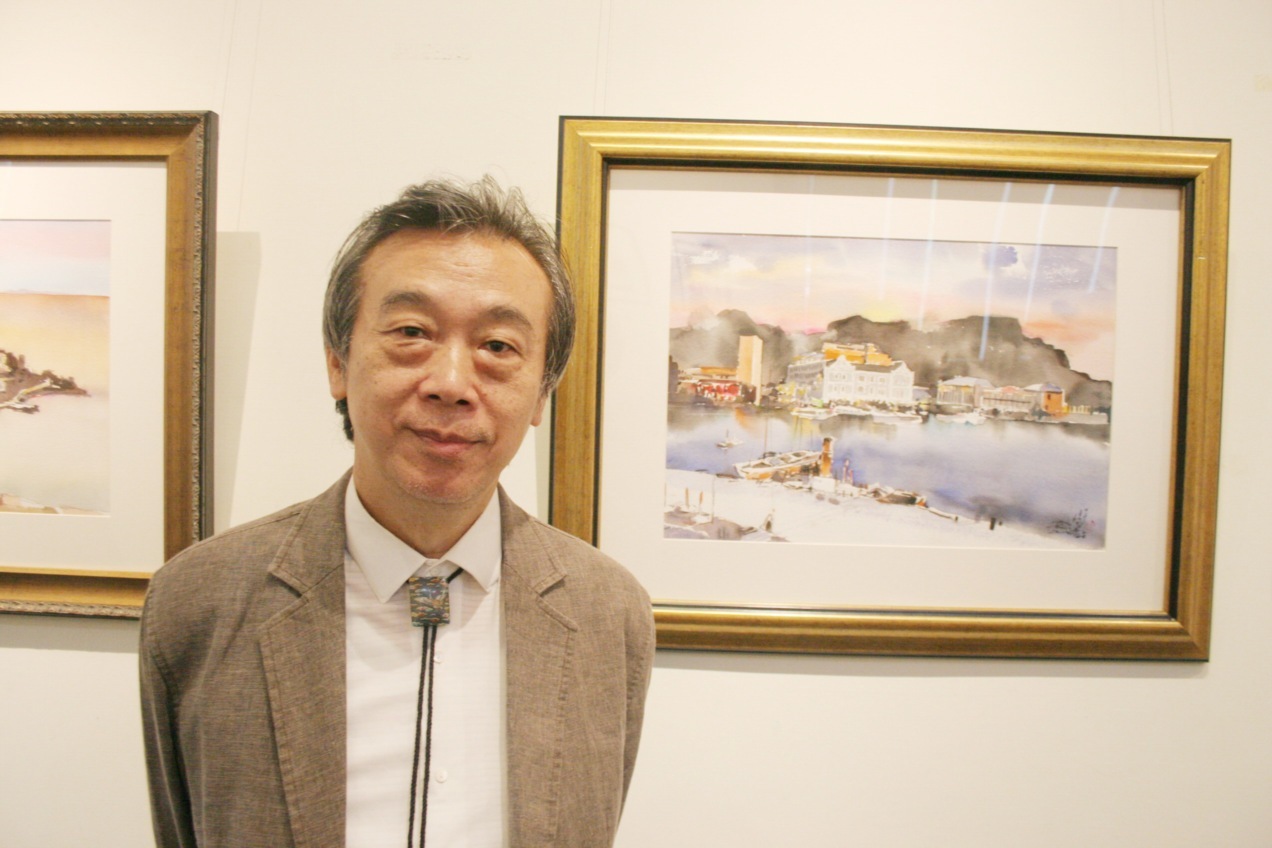 「迷離夢幻美西灣」 水彩畫大師陳陽春開展圖片